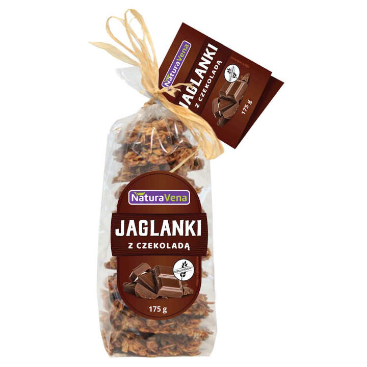 Ciastka Jaglanki z Czekoladą 175g | NATURAVENA - Ekochatka