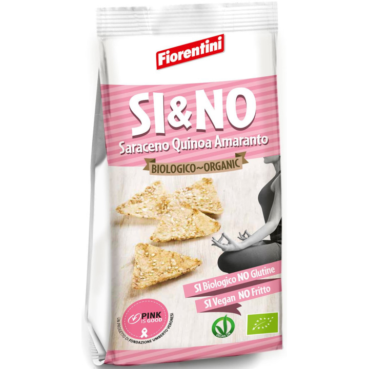 Chrupki Gryczane Piramidki z Quinoa i Amarantusem Bezglutenowe BIO 80g | FIORENTINI - Ekochatka