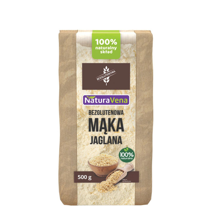 Mąka Jaglana Bezglutenowa 500g | NATURAVENA - Ekochatka