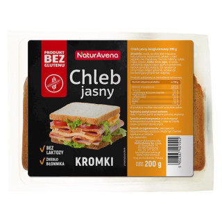 Chleb Jasny Krojony Bezglutenowy 200g | NATURAVENA - Ekochatka