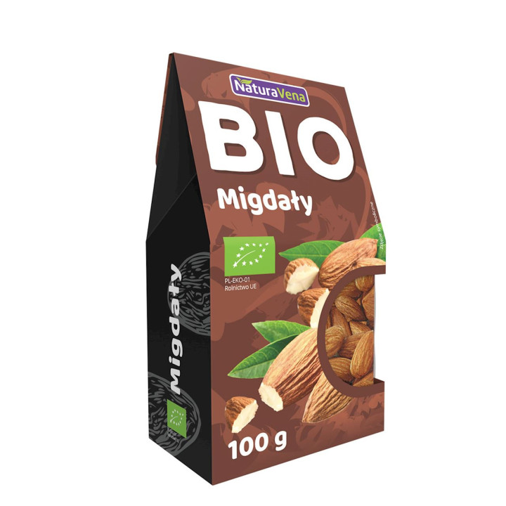 Migdały BIO 100g | NATURAVENA - Ekochatka