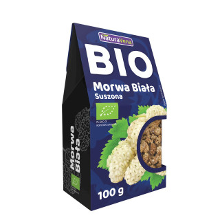 Morwa Biała Suszona BIO 100g | NATURAVENA - Ekochatka