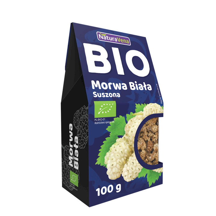 Morwa Biała Suszona BIO 100g | NATURAVENA - Ekochatka