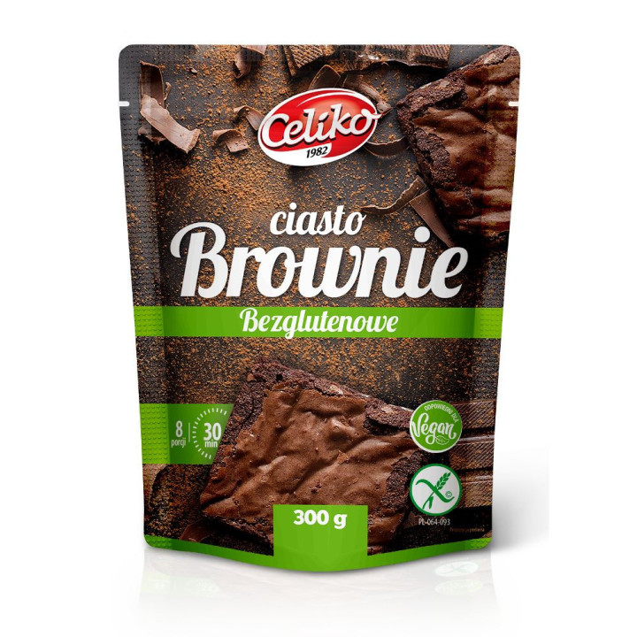 Mieszanka na Brownie Bezglutenowa 300g | CELIKO - Ekochatka