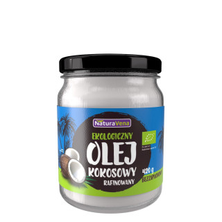 Olej Kokosowy Bezwonny BIO 465ml | NATURAVENA - Ekochatka
