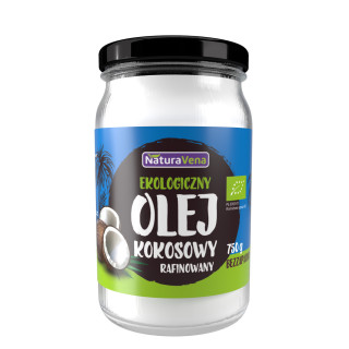 Olej Kokosowy Bezwonny BIO 830ml | NATURAVENA - Ekochatka