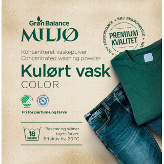Proszek do Prania Kolorowych Ubrań (Koncentrat) ECO 785g (18 Prań) | GRON BALANCE - Ekochatka