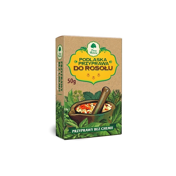 Przyprawa do Rosołu Bezglutenowa (Podlaska) 50g | DARY NATURY - przyprawy i zioła - Ekochatka
