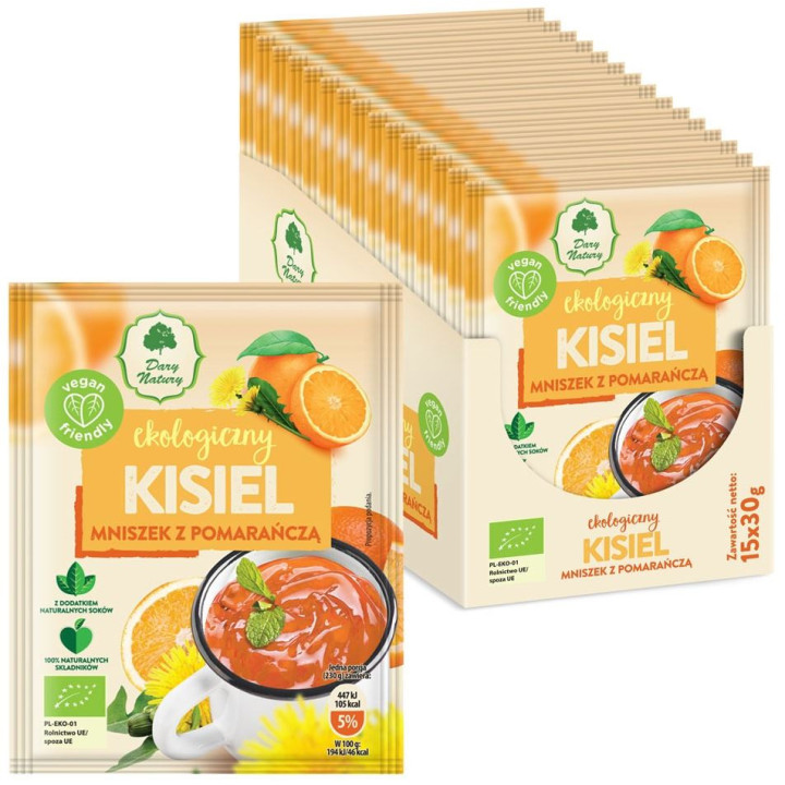 Kisiel Instant Pigwowiec z Pomarańczą Bezglutenowy BIO 30g | DARY NATURY - inne - Ekochatka
