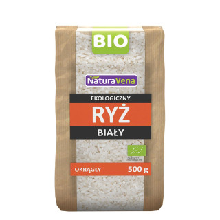 Ryż Biały Okrągły BIO 500g | NATURAVENA - Ekochatka