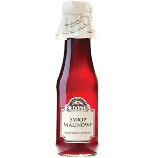 Syrop Malinowy Bezglutenowy 355g (280ml) | KROKUS - Ekochatka
