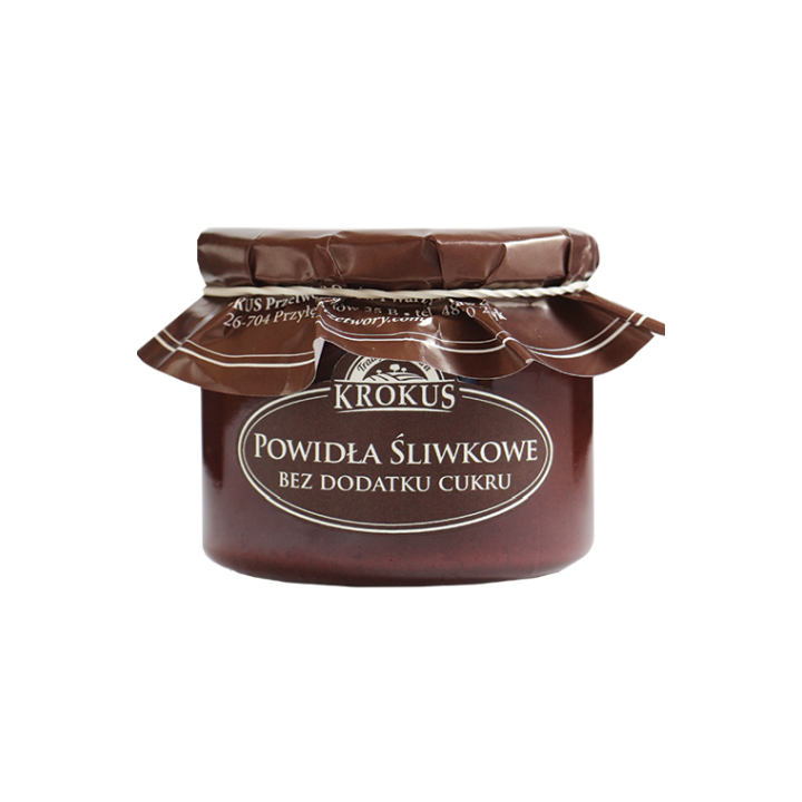 Powidła Śliwkowe bez Dodatku Cukrów Bezglutenowe 310g | KROKUS - Ekochatka