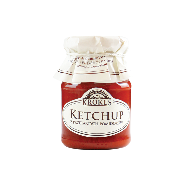 Ketchup Bezglutenowy 180g | KROKUS - Ekochatka