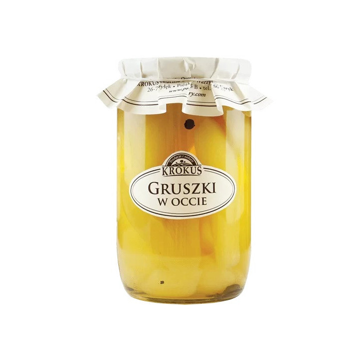 Gruszki w Occie 700g (400g) | KROKUS - Ekochatka