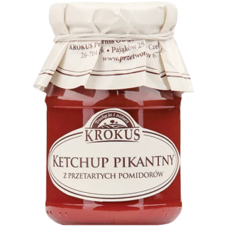 Ketchup Pikantny Bezglutenowy 180g | KROKUS - Ekochatka