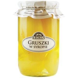 Gruszki w Syropie 720g (360g) | KROKUS - Ekochatka