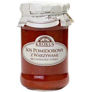 SOS Pomidorowy z Warzywami bez Dodatku Cukrów 340g | KROKUS - Ekochatka