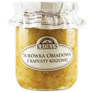 Surówka Obiadowa z Kapusty Kiszonej 500g | KROKUS - Ekochatka