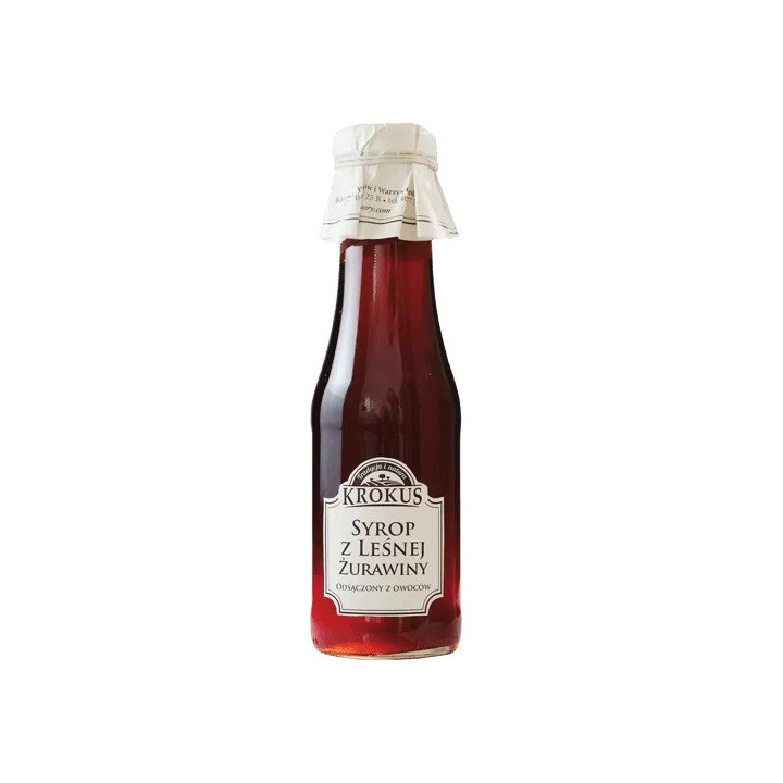 Syrop z Leśnej Żurawiny 355g (280ml) | KROKUS - Ekochatka