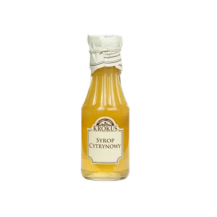 Syrop Cytrynowy Bezglutenowy 355g (280ml) | KROKUS - Ekochatka