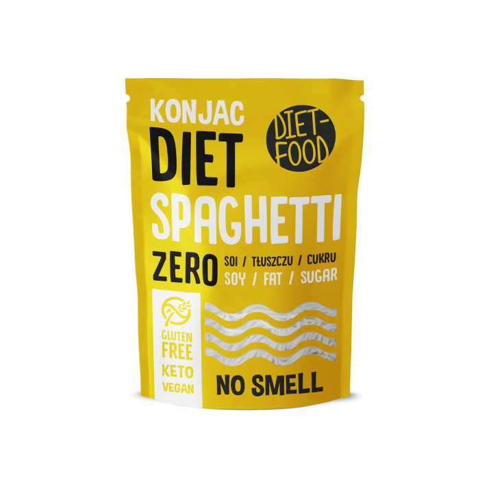 Makaron (Konjac) Spaghetti Bezglutenowy 270g (200g) | DIET-FOOD - Ekochatka