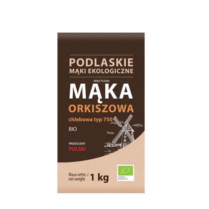 Mąka Orkiszowa Chlebowa Typ 750 BIO 1kg | BIO LIFE - Ekochatka