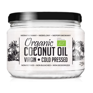 Olej Kokosowy Virgin BIO 250ml | DIET-FOOD - Ekochatka