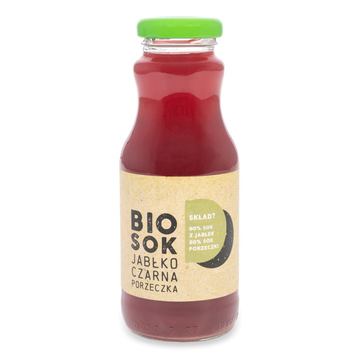 Sok Jabłkowo Porzeczkowy NFC BIO 250ml | OWOCOWE SMAKI - Ekochatka