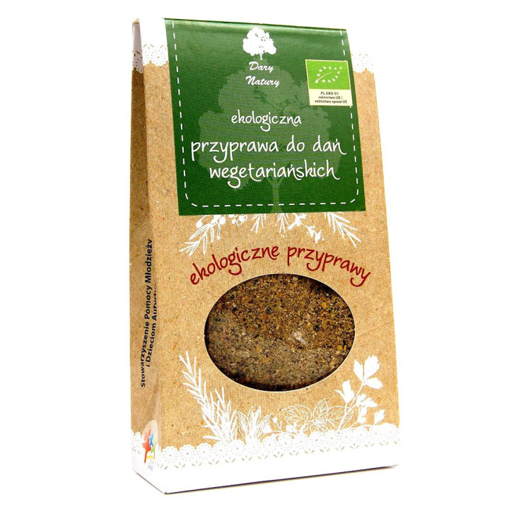 Przyprawa do Dań Wegetariańskich BIO 40g | DARY NATURY - przyprawy i zioła - Ekochatka