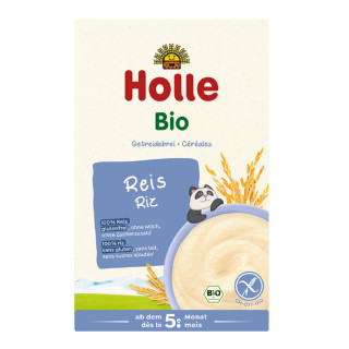 Kaszka Ryżowa bez Dodatku Cukrów Bezglutenowa od 5 Miesiąca BIO 250g | HOLLE - Ekochatka