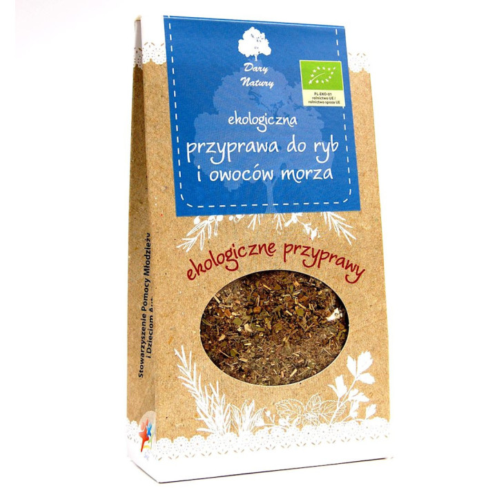 Przyprawa do Ryb i Owoców Morza BIO 40g | DARY NATURY - przyprawy i zioła - Ekochatka
