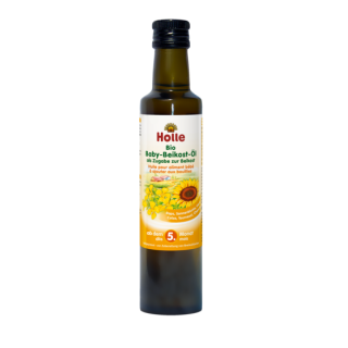 Olej dla Dzieci od 5 Miesiąca BIO 250ml | HOLLE - Ekochatka