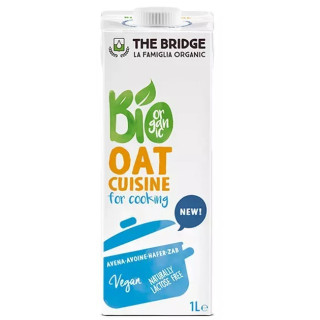 Krem Owsiany do Gotowania bez Dodatku Cukrów BIO 200ml | THE BRIDGE - Ekochatka