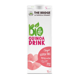 Napój Quinoa z Ryżem bez Dodatku Cukrów Bezglutenowy BIO 1l | THE BRIDGE - Ekochatka