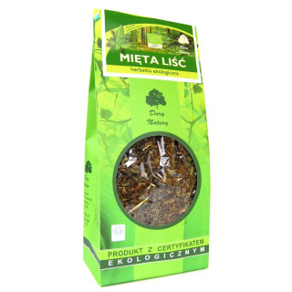 Herbatka Liść Mięty BIO 100g | DARY NATURY - herbatki - Ekochatka