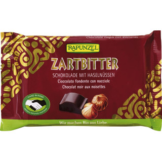 Czekolada Gorzka z Orzechami Laskowymi BIO 100g | RAPUNZEL - Ekochatka