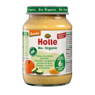 Dynia z Cukinią i Ziemniakami bez Dodatku Cukrów Bezglutenowe od 6 Mie | HOLLE - Ekochatka