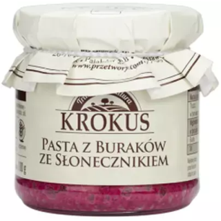 Pasta z Buraków ze Słonecznikiem Bezglutenowa 180g | KROKUS - Ekochatka