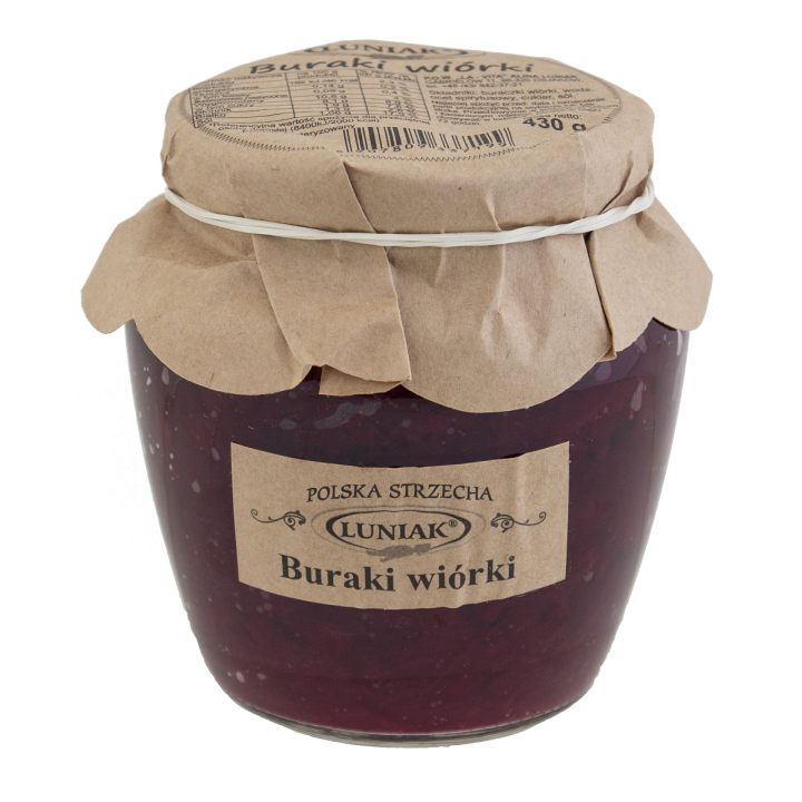 Buraczki Wiórki 430g | LUNIAK - Ekochatka