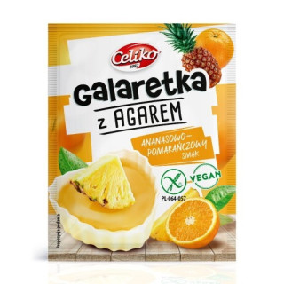 Galaretka z Agarem Ananas Pomarańcza Bezglutenowa 45g | CELIKO - Ekochatka