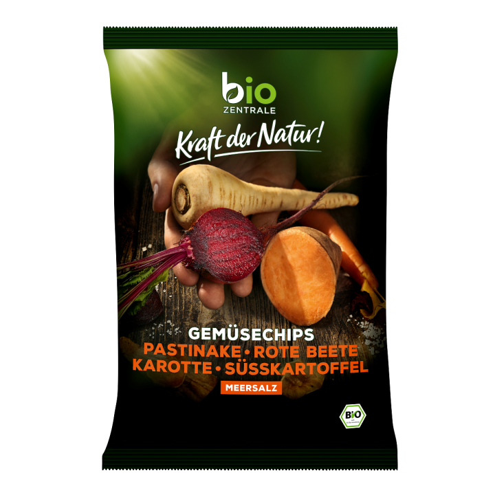 Chipsy Warzywne Solone Bezglutenowe BIO 90g | BIO ZENTRALE - Ekochatka