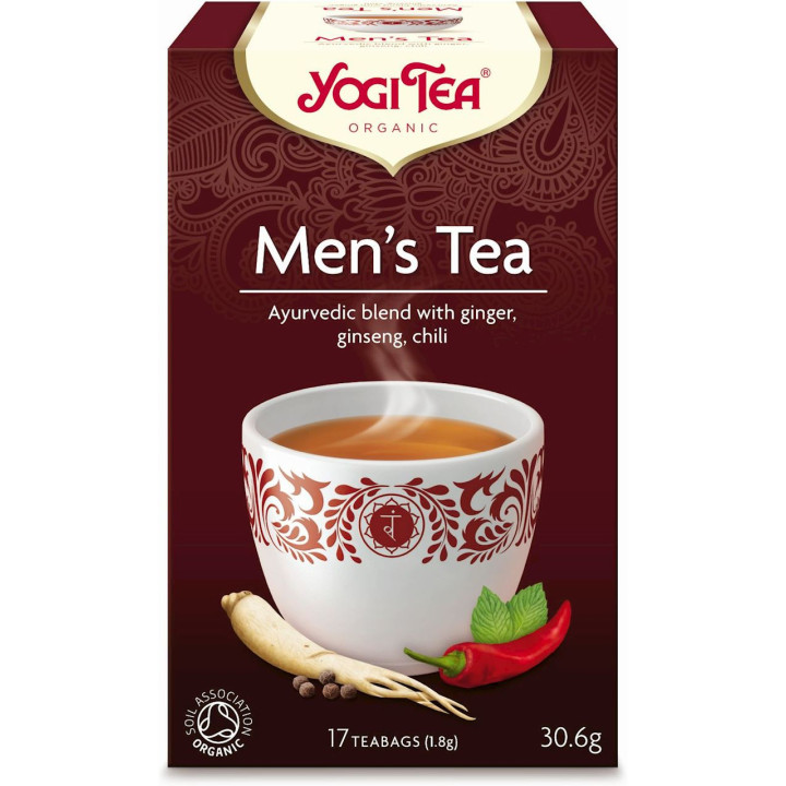 Herbatka dla Mężczyzn (Men's Tea) BIO (17x1,8g) 30,6g | YOGI TEA - Ekochatka
