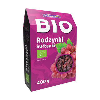 Rodzynki Sułtanki Bezglutenowe BIO 400g | NATURAVENA - Ekochatka