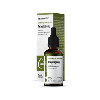 Ekstrakty w Kroplach Adaptogeny Bezglutenowe 30ml | PHARMOVIT - Ekochatka