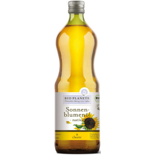 Olej Słonecznikowy Tłoczony na Zimno BIO 1l | BIO PLANETE - Ekochatka
