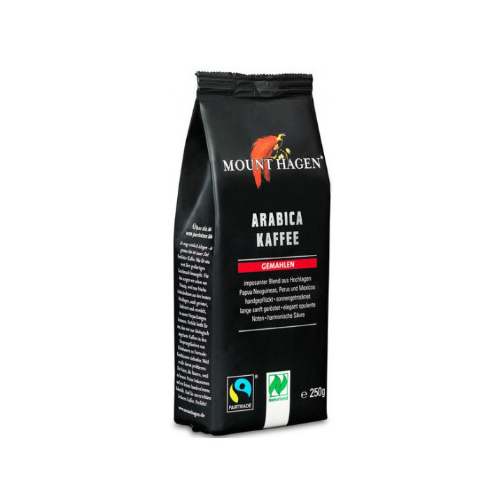 Kawa Mielona Arabica 100 % Fair Trade BIO 250g | MOUNT HAGEN - Ekochatka