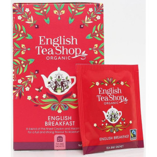 Herbata Czarna English Breakfast Fair Trade BIO (20x2,5g) 50g | ENGLISH TEA SHOP ORGANIC - Ekochatka