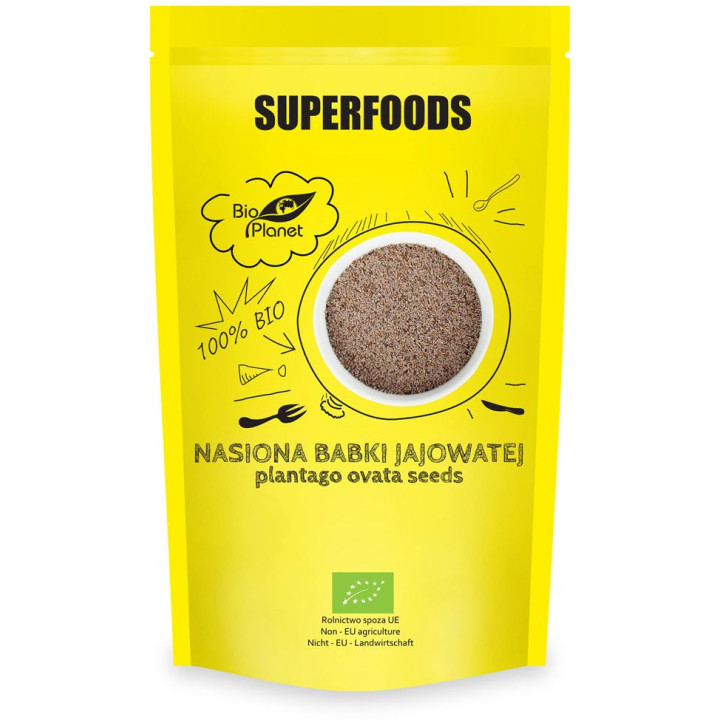 Nasiona Babki Jajowatej (Błonnik) BIO 250g | BIO PLANET - Ekochatka
