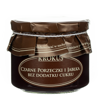 Czarne Porzeczki i Jabłka bez Dodatku Cukrów Bezglutenowe 310g | KROKUS - Ekochatka