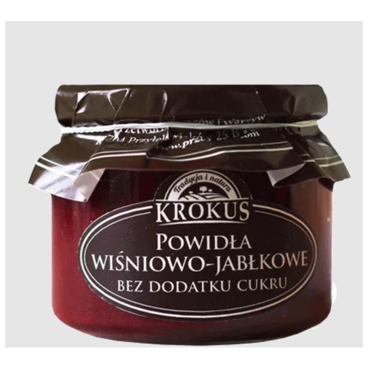 Wiśnie i Jabłka bez Dodatku Cukrów 310g | KROKUS - Ekochatka